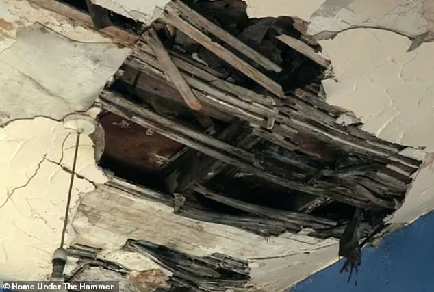 Before a buyer acquired the property for renovation, the nine-room hotel had collapsed in places.