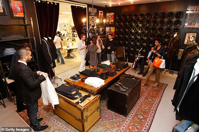 Founded in 1961, the store became a fixture of the Los Angeles fashion scene (pictured: Interior of a Santa Monica branch in 2008)