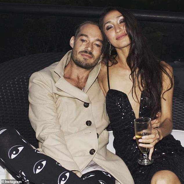 Huijer and former Siverchair frontman Daniel Johns (pictured left) dated for about four years.