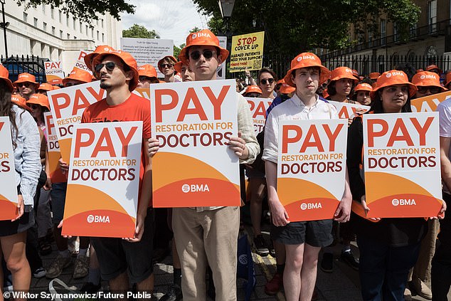 The new Labour government granted junior doctors a 22.3 per cent pay rise last week