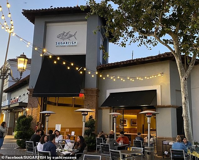 It all started after Jake shared his hilarious conversation with popular sushi chain Sugarfish on the topic (Sugarfish's Los Angeles location shown)