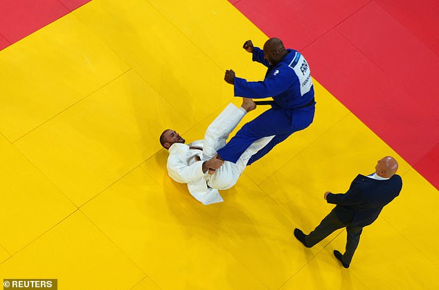 Riner had scored an ippon on his opponent to win the match, and Tushishvili was outraged by his opponent's victory.