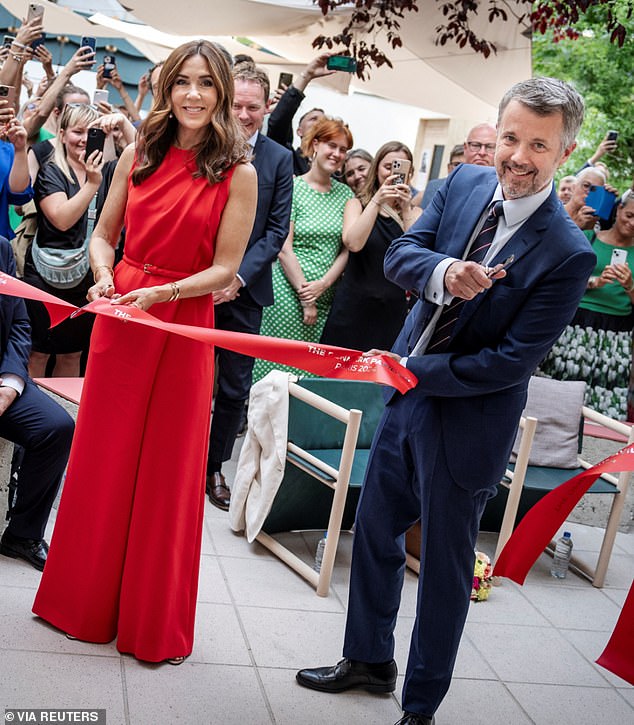 Last week, the couple appeared in high spirits as they took part in the opening of the Danish pavilion at the Maison du Danemark on the Champs-Élysées, which will be open during this summer's Games.