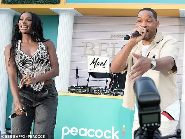 The 55-year-old entertainer was joined by singer Coco Jones, 26, at an event celebrating the third season of the Fresh Prince of Bel-Air spin-off, which is simply titled Bel-Air.