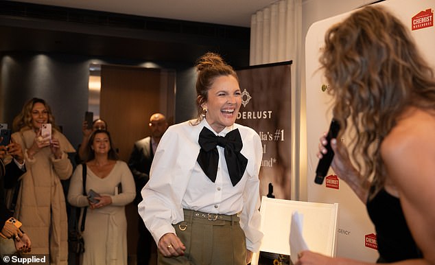 The Hollywood star headlined wellness brand Wanderlust's 'True North' event at Sydney's ICC Theatre, where she shared her life story with the audience.