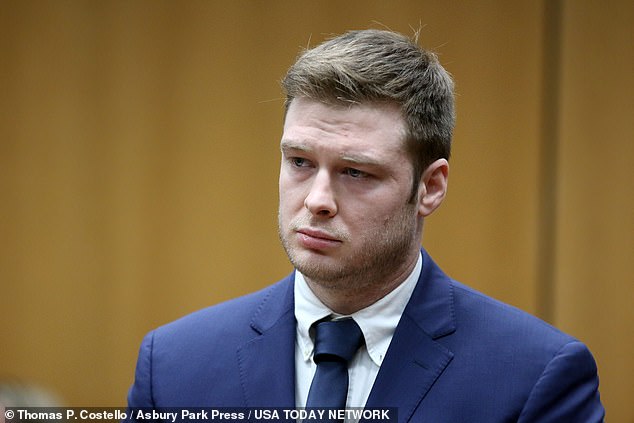 Gregor reacts as the jury reads the guilty verdict for aggravated murder on Friday