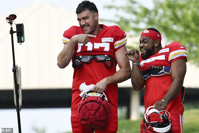 Edwards-Helaire spoke of Kelce's influence as he bravely opened up about his ordeal.