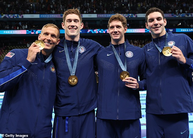 Dressel led Team USA to a gold medal in the men's 4x100 relay on Saturday.