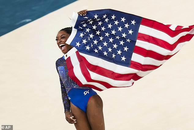 Biles has been one of the stars of the Olympics so far, with two gold medals under her belt.