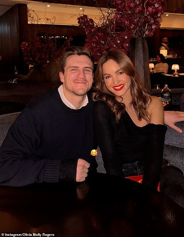 Olivia shared some rare photos of her new boyfriend, Melbourne consultant Hugo, as they enjoyed a chic date night to celebrate her birthday.