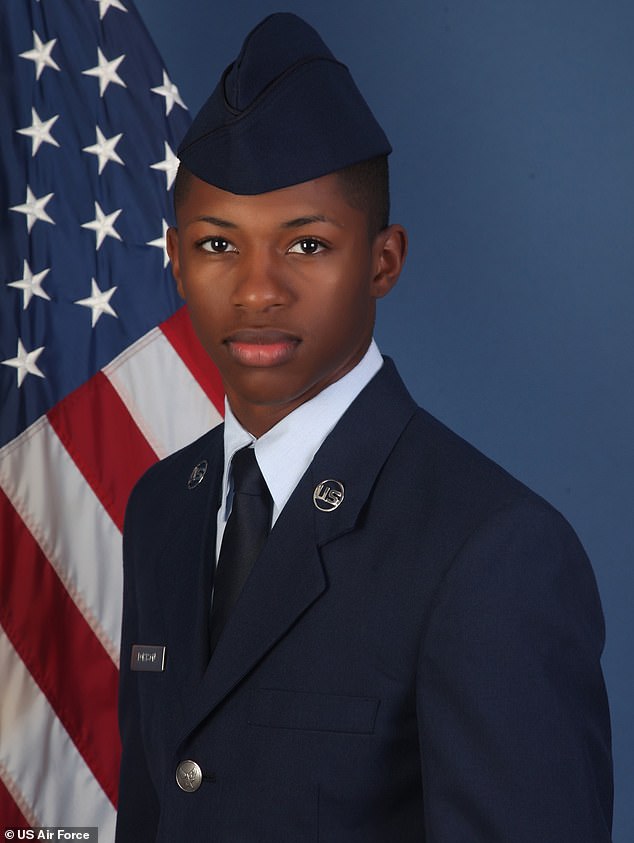 Senior Airman Andre Fortson, 23, was shot and killed by police in May.