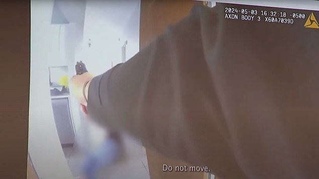 Officer's body camera footage showing officer-involved fatal shooting of young soldier