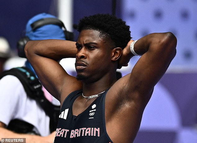 The Briton came into athletics' showpiece event with high hopes after running the distance in under ten seconds earlier this year.