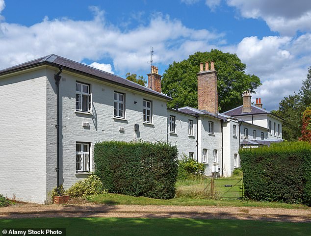 The Sussexes sparked fury by spending £2.4m of taxpayers' money on renovating Frogmore Cottage in Windsor (pictured)