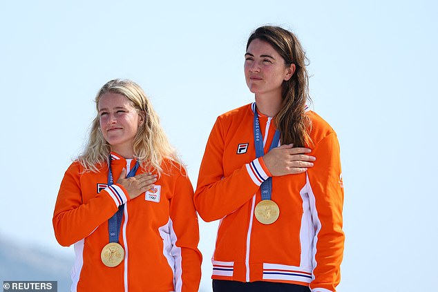 However, the Netherlands ended up with gold thanks to the overall scoring system.