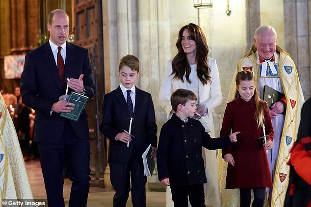 The princess's own upbringing is reflected in how she raises her offspring, and is a far cry from that of her husband William, whose meals as a child were often spent with nannies.