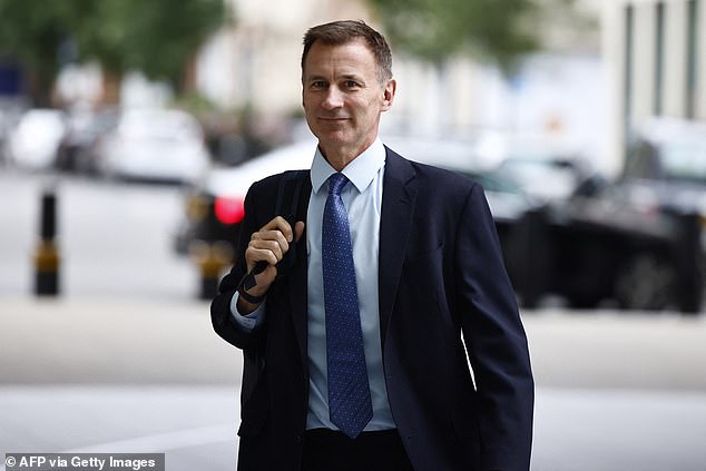 When the app was first launched in 2019, then health minister Jeremy Hunt (pictured) boasted that 