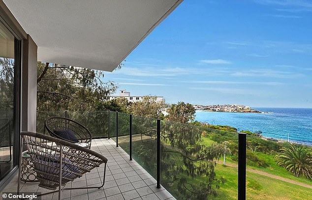 Pictured: One of the Bondi Beach apartments Jack Reuben purchased in April 2021 for a total of $3.95 million.