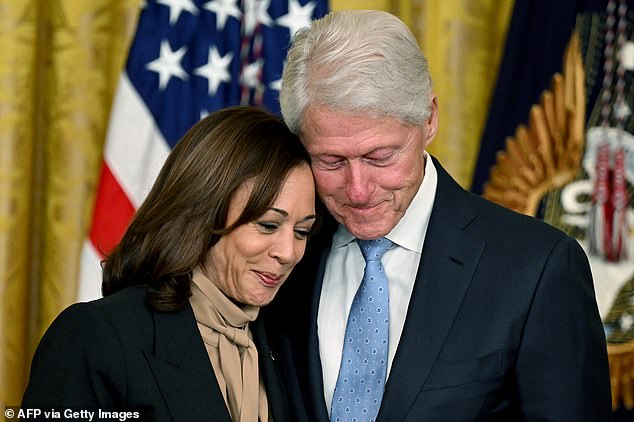 The Clintons vehemently denied endorsing Harris to lobby for their daughter.