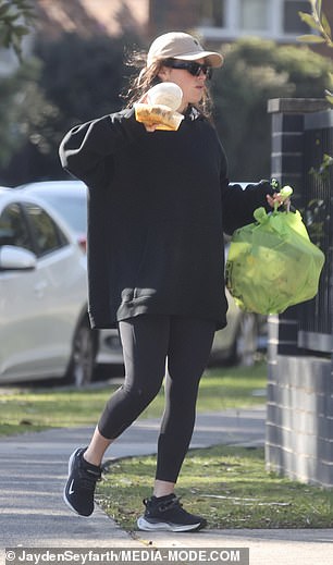 At the end of the day, Danika was holding a plastic bag full of trash and empty plastic food containers.