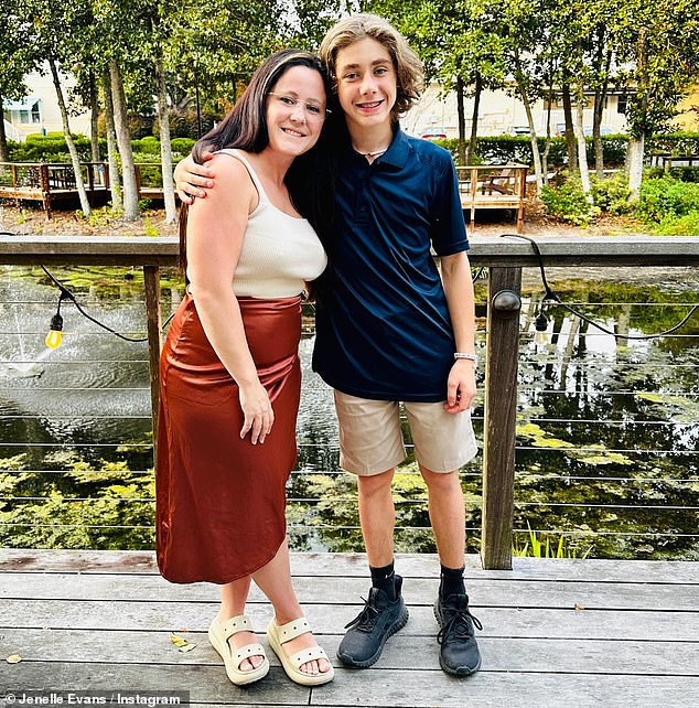 1722750741 58 Teen Mom star Jenelle Evans son Jace towers over his