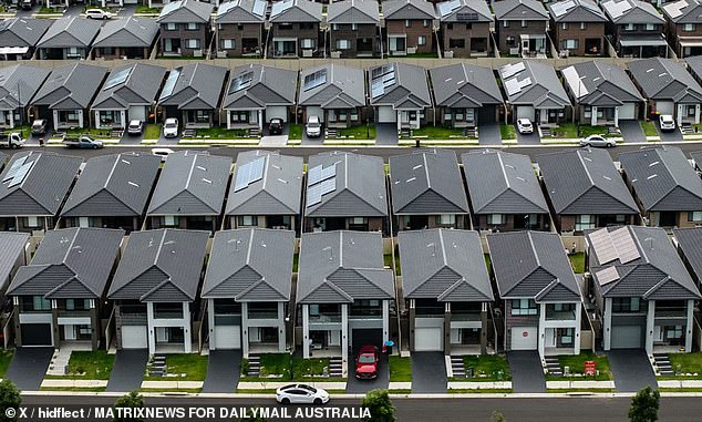 Homebuyers need to earn twice as much money as they did in 2020 just to afford a median-priced home in all capital cities except Darwin and Melbourne (file image)