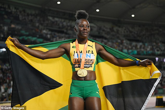 Jackson is a two-time world champion and the second-fastest woman in history over the distance.