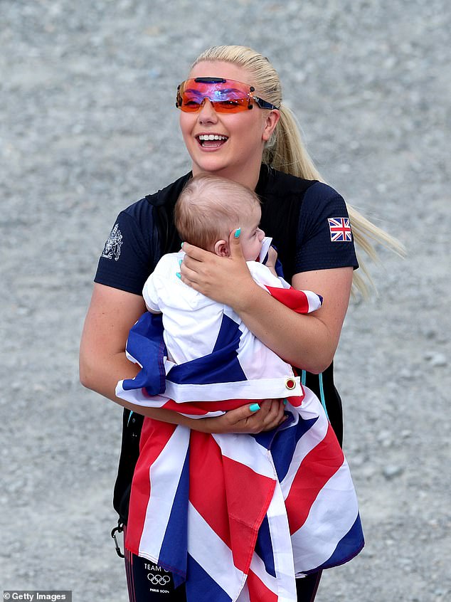 Rutter is the first British woman to win an Olympic medal in skeet, and she did so just four months after giving birth to her first child.