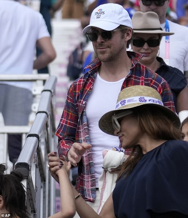 Ryan and Eva spent quality time at the Olympics with their two children.