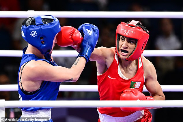 Algerian boxer Imane Khelif (right) said she too would receive a medal at the Games with a victory on Saturday.