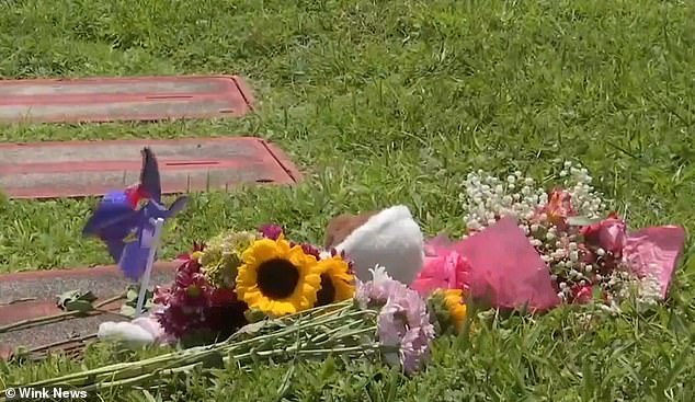 A memorial has sprung up along the stretch of road where she was hit, as Cape Coral police continue to investigate the disaster.