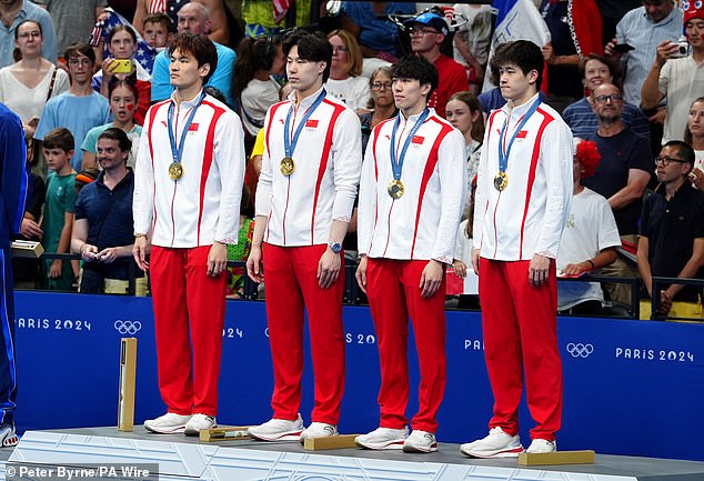 China took gold after a world record-breaking freestyle leg by Pan Zhanle at the end.