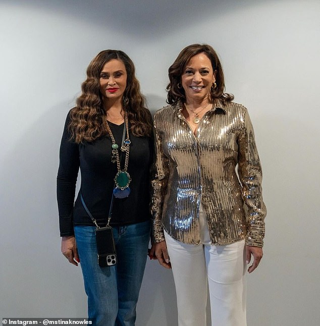 This comes after Beyoncé's mother, Tina Knowles, expressed her enthusiasm for Harris' candidacy, calling her 