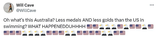 1722805337 296 Olympics US fans mock Australia after it regains title of