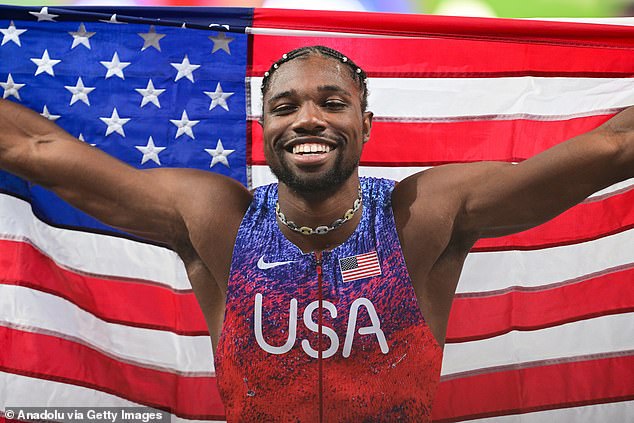 The American sprinter beat Jamaican Kishane Thompson by the narrowest of margins