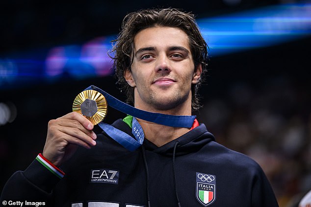 Italian star Ceccon won backstroke gold despite living in the Olympic village