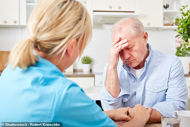 One in 11 people over the age of 65 in the UK has the syndrome and it is expected to cost the British economy £90bn a year by 2040 (file image)