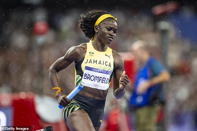 Bromfield took part in the mixed 4x400m relay on Saturday and Jamaica finished in fifth place.