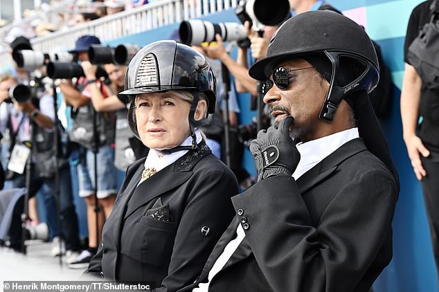 Snoop Dogg and Martha Stewart have attended several dressage events at the Olympics.