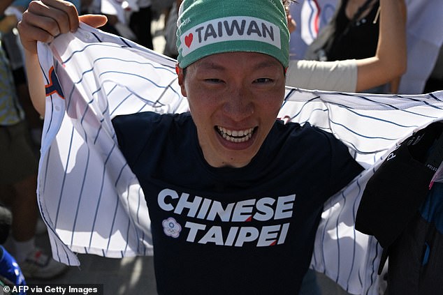 Although Taiwanese flags were banned, fans found other ways to support their nation.