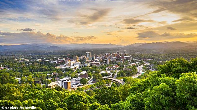 The median home sales price in Asheville (pictured above) is $515,000 according to Redfin, down 4.6 percent from last year.