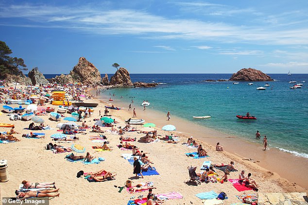 The man was found lying on the beach of the Costa Brava surrounded by decapitated animals