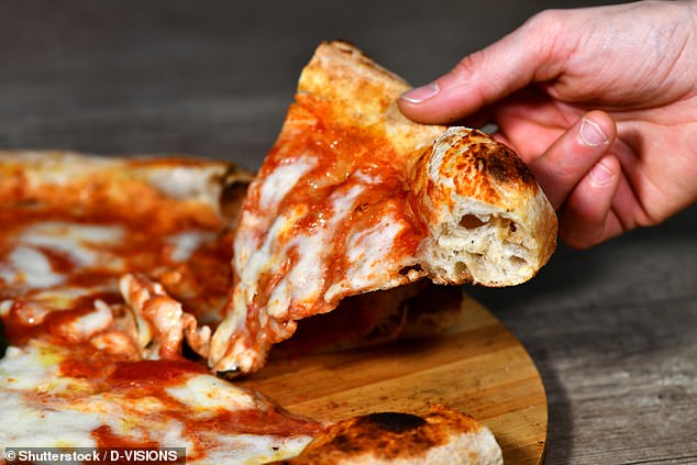 A simple margarita drizzled with olive oil served at a pizzeria in Pompeii, Italy, was the meal of choice for one tourist (file image)