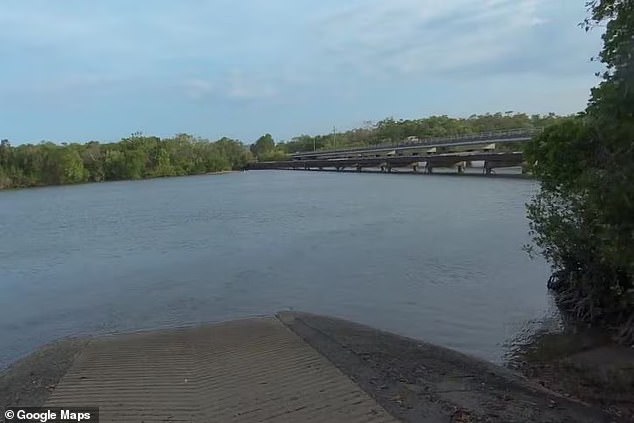 A monstrous male crocodile inhabits a stretch of the Annan River known as 'Crocodile Bend'