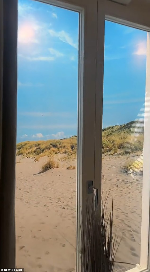 The influencer thought the room in Westerland, on the German island of Sylt in the North Sea, would be perfect for her weekend getaway.