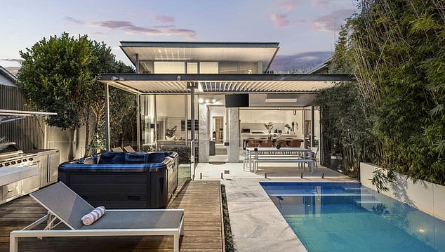 Located in the affluent suburb of Elwood, just 8km south-east of Melbourne's CBD, the four-bedroom home offers a combination of classic charm and modern amenities.