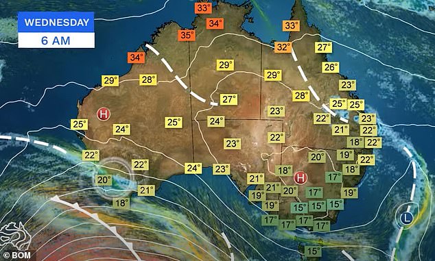 1722861037 25 Weather in Sydney Brisbane Melbourne and Perth Cold front and