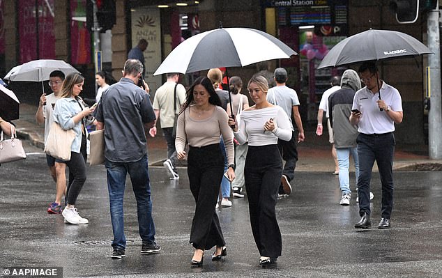 Sydney residents can expect a slight chance of rain on Tuesday and Wednesday before conditions improve later in the week (file image)