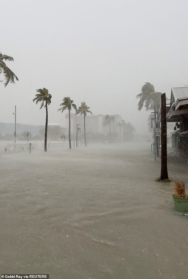 The 80 mph Category 1 storm made landfall in Florida's Big Bend region Monday morning, leaving more than 220,000 homes without power across the state.