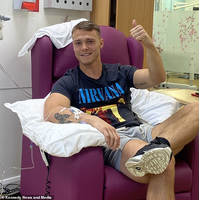 He was stunned when a urologist confirmed the mass was likely cancerous and would require surgery to remove the testicle, as well as gruelling chemotherapy.